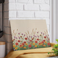 Wildflower Meadow Glass Cutting Board | Floral Kitchen Decor