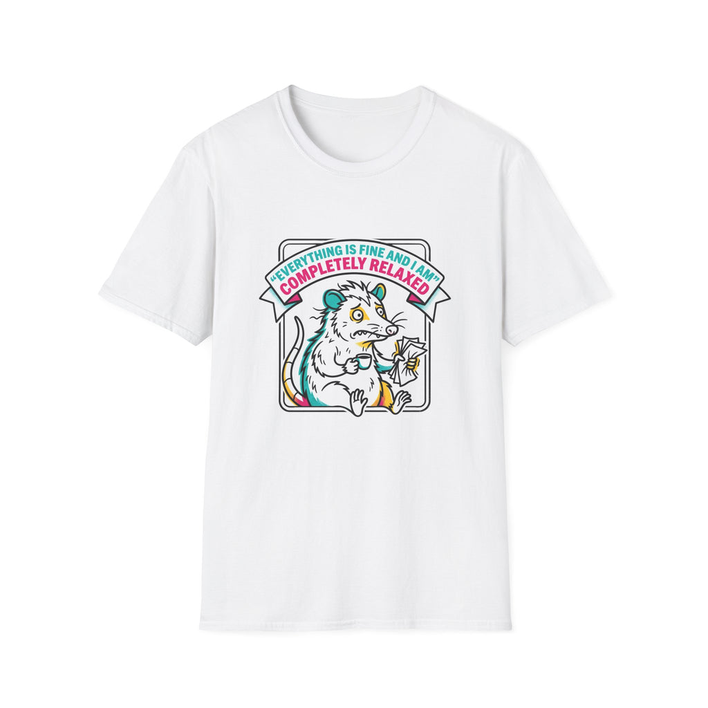 Everything Is Fine Relaxed Possum Graphic Tee
