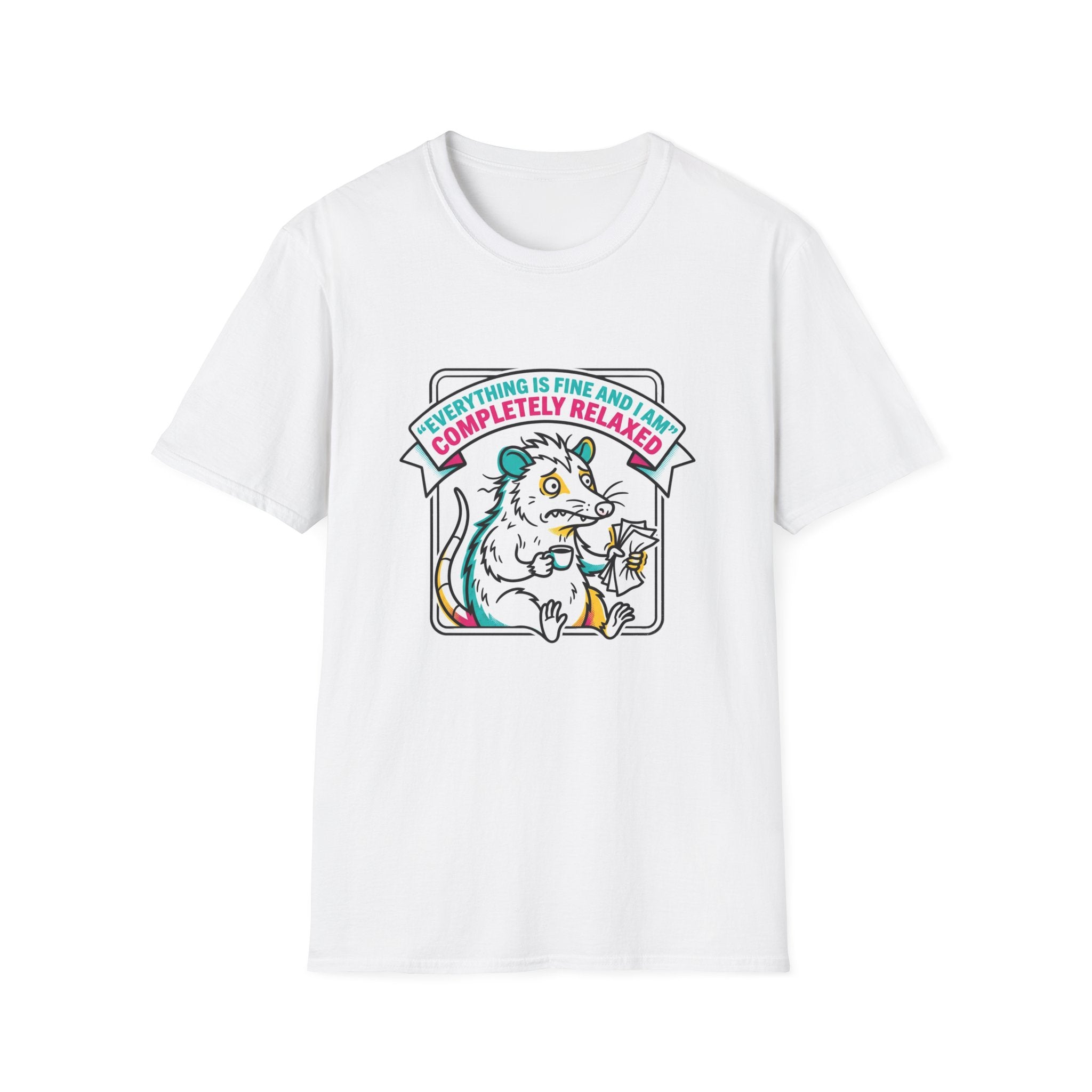 Everything Is Fine Relaxed Possum Graphic Tee