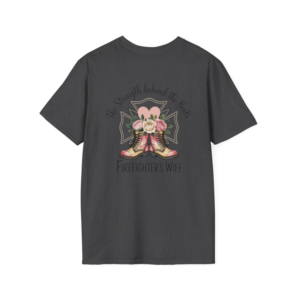 Firefighters Wife Tee – Minimal Casual T‑Shirt