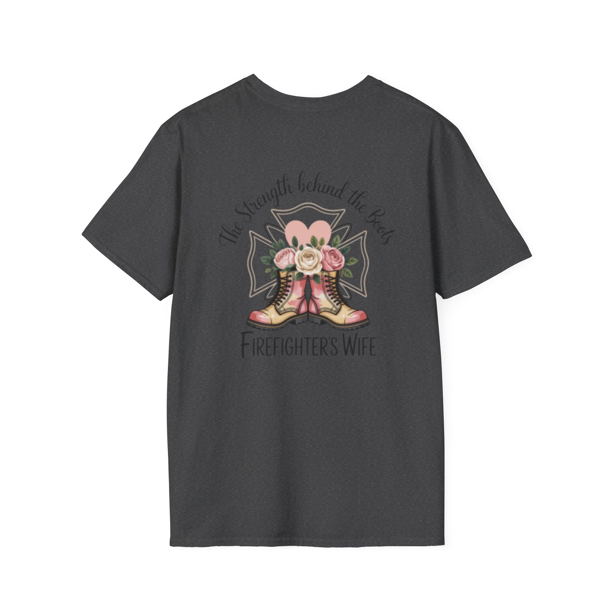 Firefighters Wife Tee – Minimal Casual T‑Shirt
