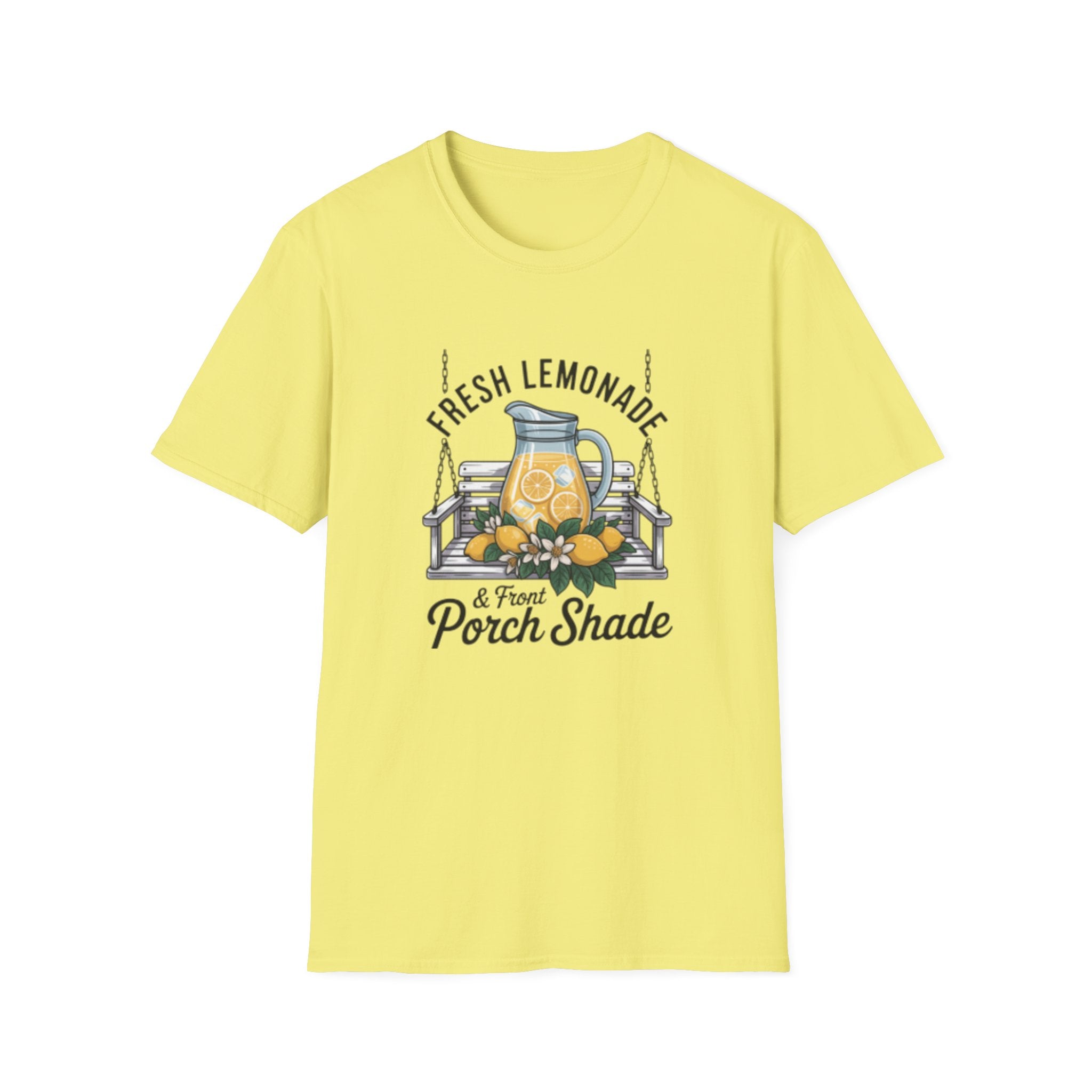 Fresh Lemonade Front Porch Shade T-Shirt | Porch Shade Summer Drink Design