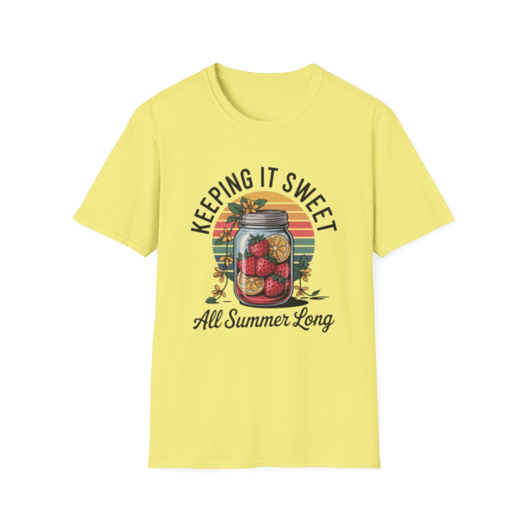 Keeping It Sweet mason jar shirt | T-Shirt, summer fruit design