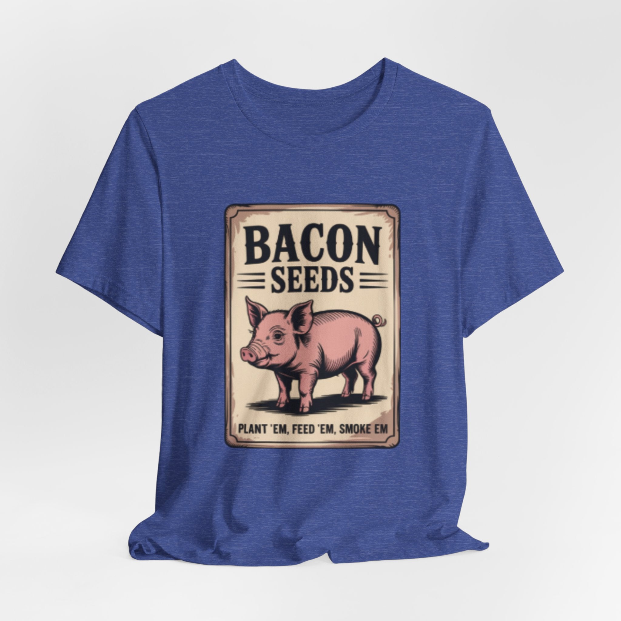 Bacon Seeds Vintage Pig BBQ Tee