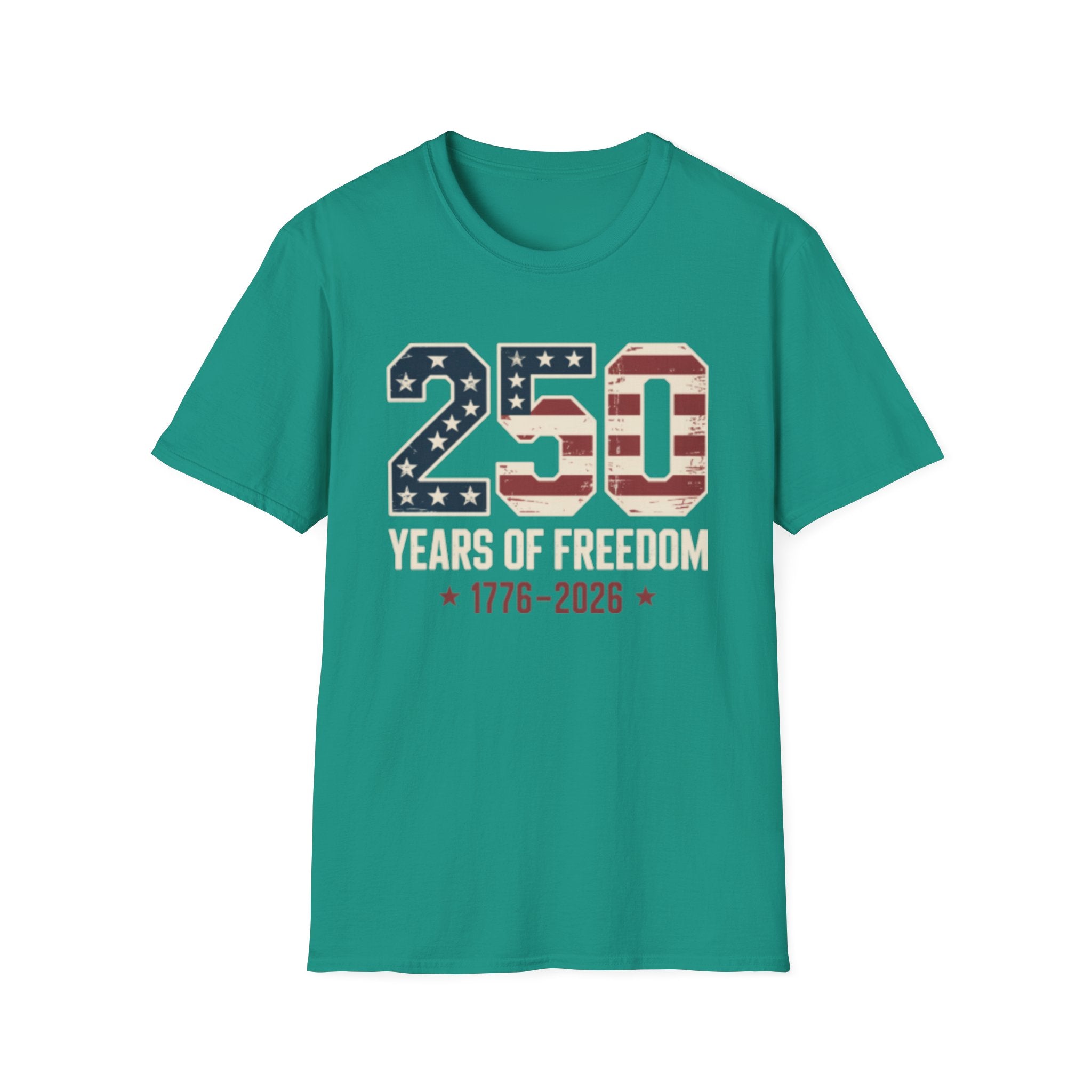 250 Years of Freedom T-Shirt | 1776-2026 American Flag