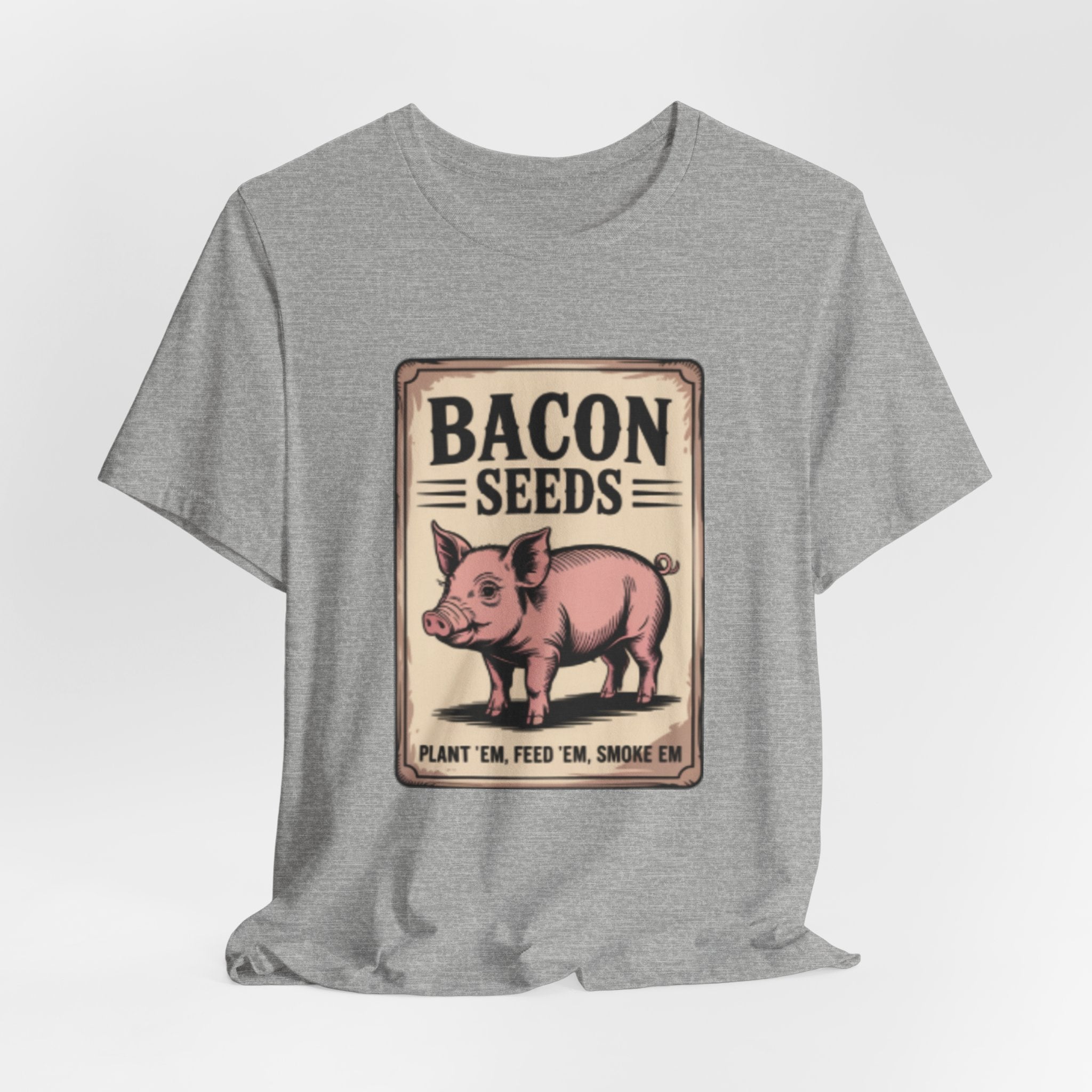Bacon Seeds Vintage Pig BBQ Tee