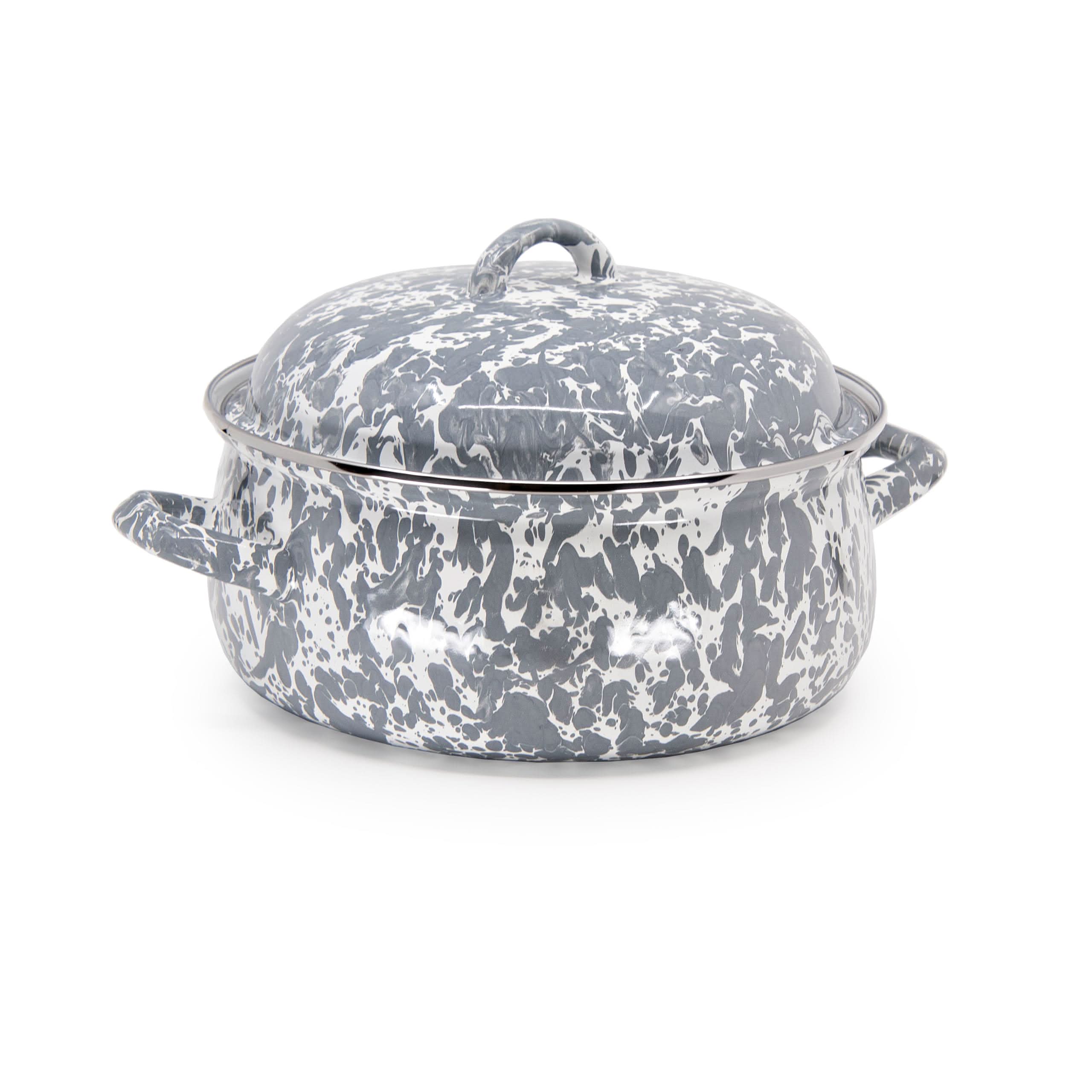 Golden Rabbit Enamelware 4 Qt Dutch Oven