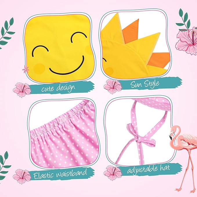 Hawaiian Luau Goose Outfit – Sunny Style, Set of 2