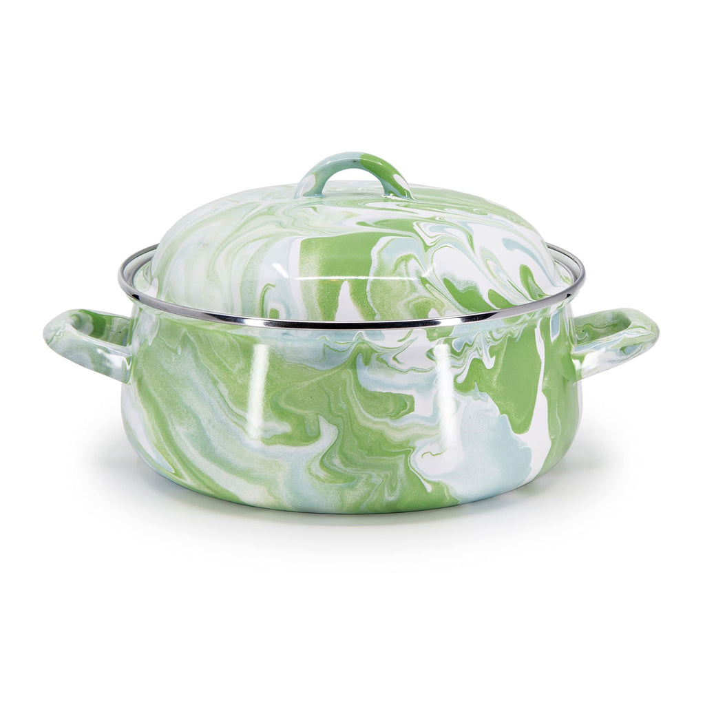 Golden Rabbit Enamelware 4 Qt Dutch Oven