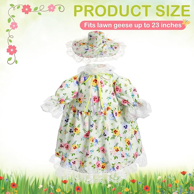 Spring Floral Lolita Porch Goose Outfit