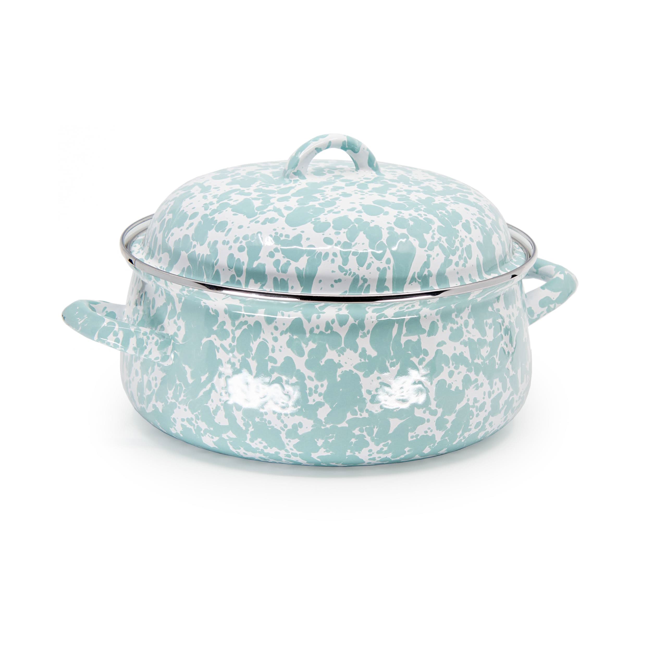 Golden Rabbit Enamelware 4 Qt Dutch Oven