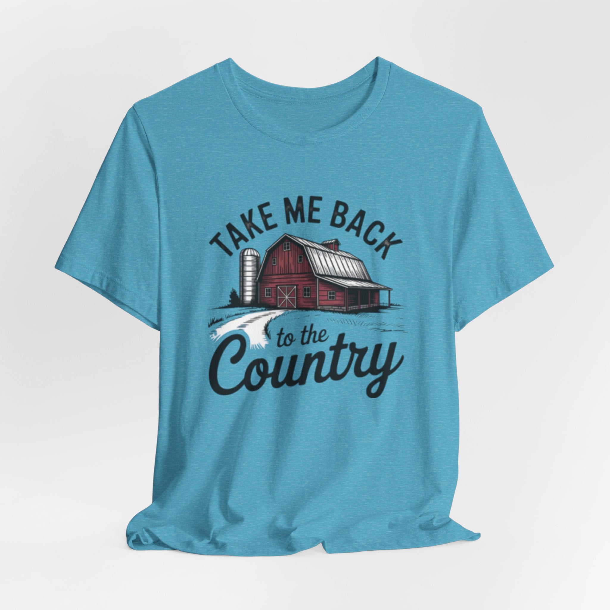 Take Me Back to the Country T-Shirt – Rustic Barn Graphic Tee for Country Lovers