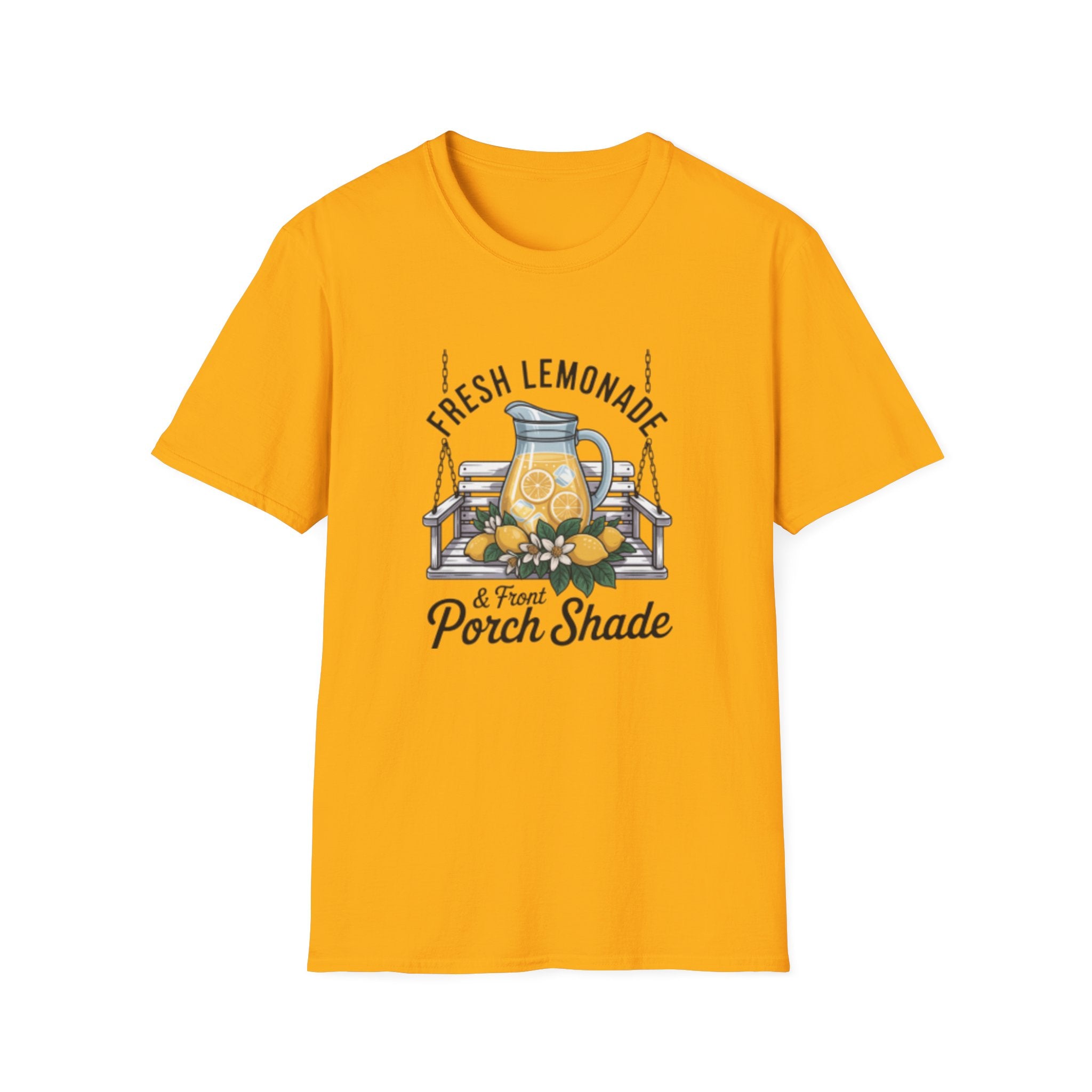 Fresh Lemonade Front Porch Shade T-Shirt | Porch Shade Summer Drink Design