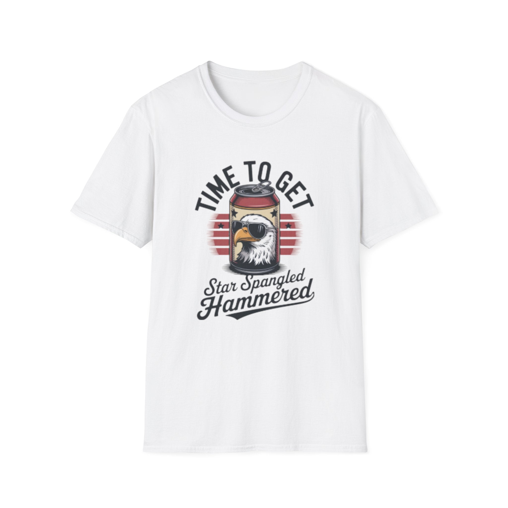 Time to Get Star Spangled Hammered T-Shirt | Eagle Can Design