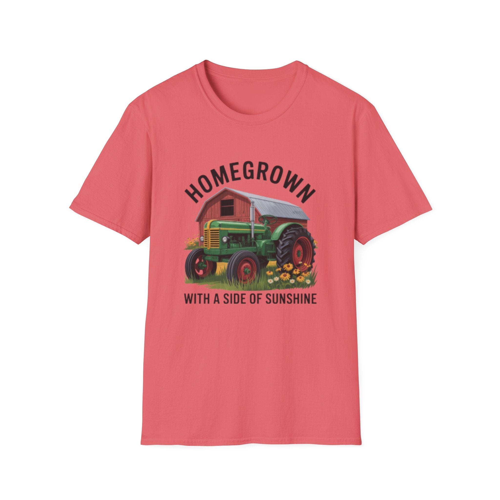 Homegrown Tractor T-Shirt | Farm Barn Graphic