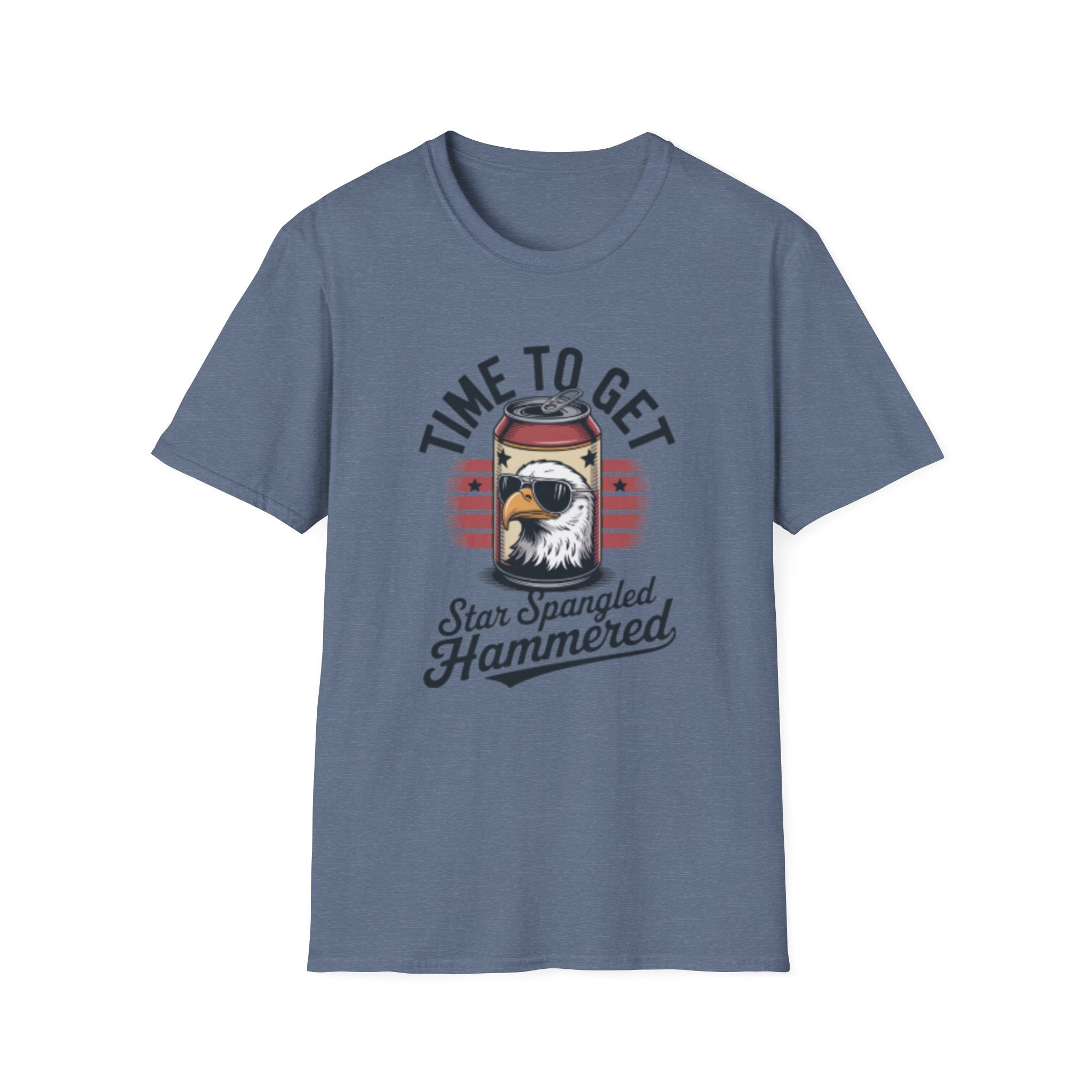 Time to Get Star Spangled Hammered T-Shirt | Eagle Can Design