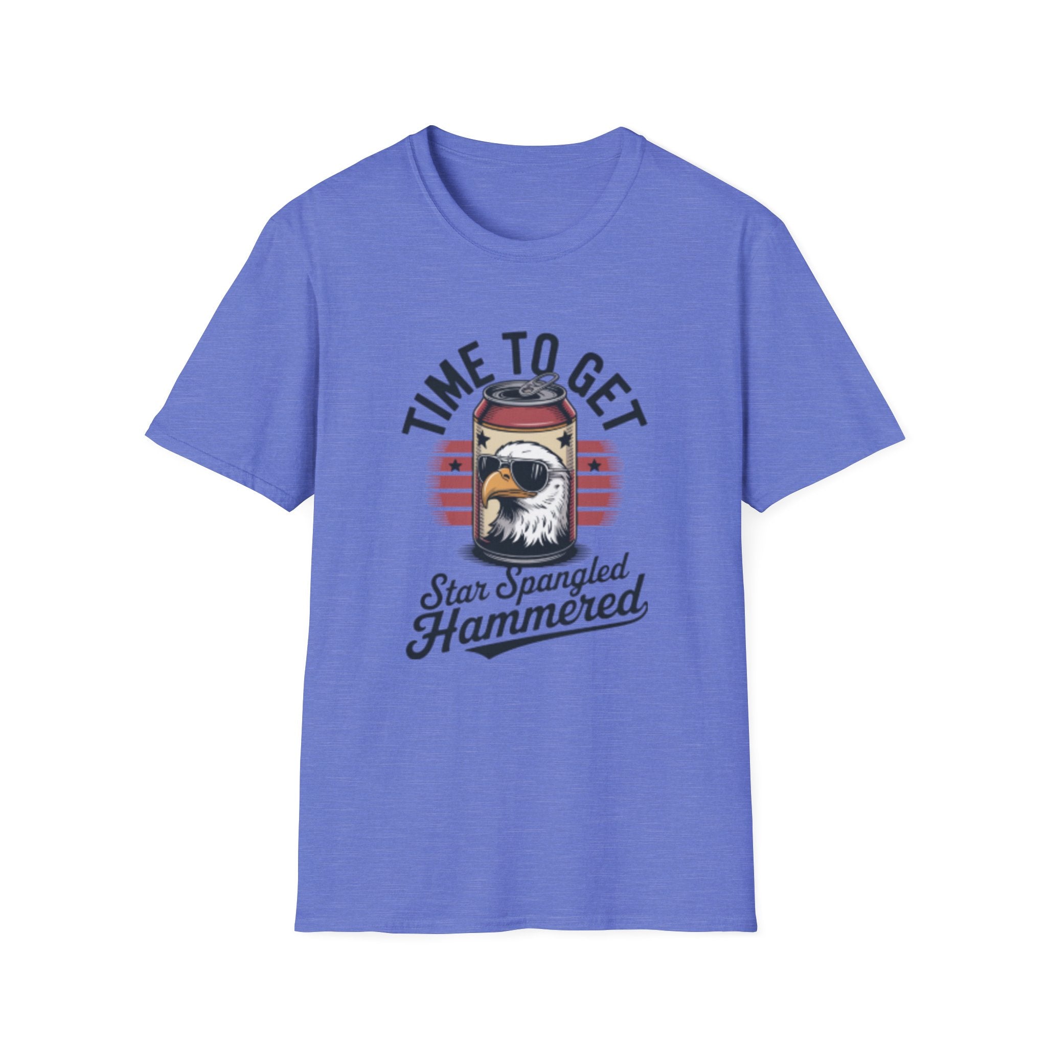Time to Get Star Spangled Hammered T-Shirt | Eagle Can Design