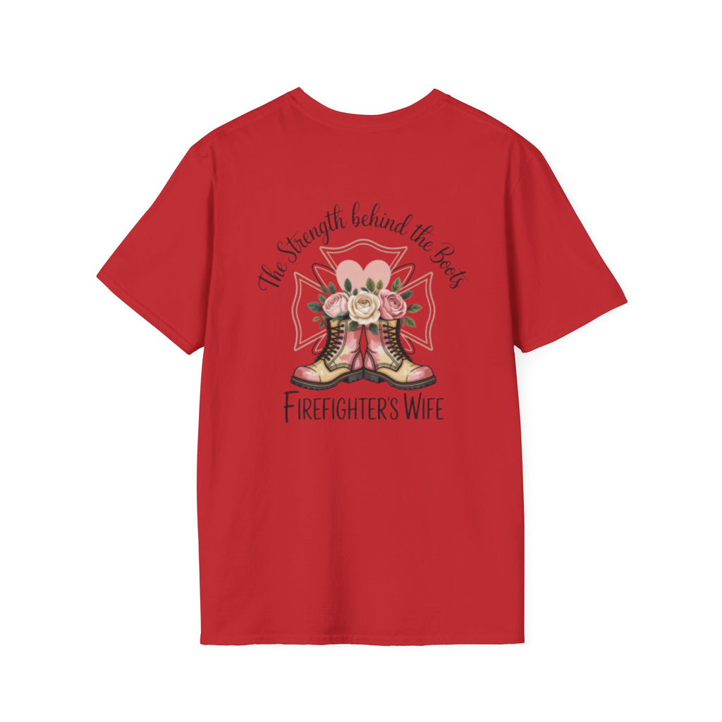 Firefighters Wife Tee – Minimal Casual T‑Shirt