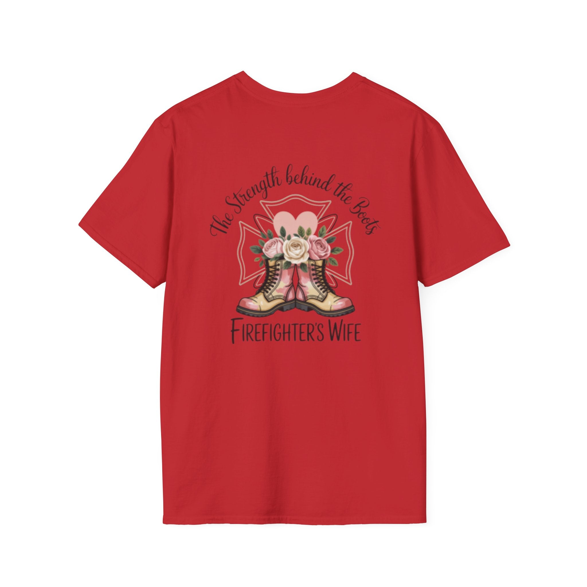 Firefighters Wife Tee – Minimal Casual T‑Shirt