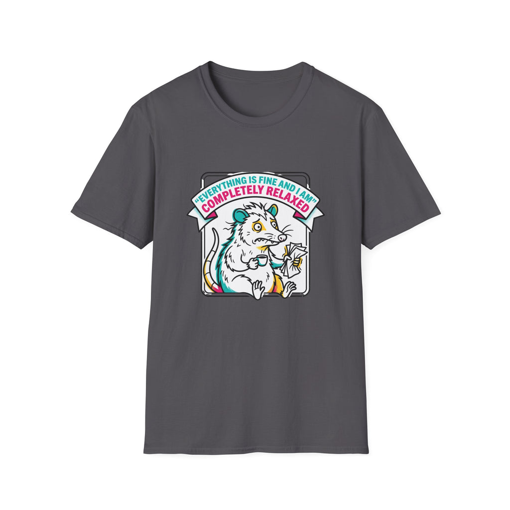 Everything Is Fine Relaxed Possum Graphic Tee