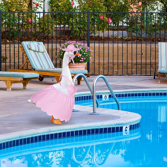 Hawaiian Luau Bikini Porch Goose Outfit – Pink