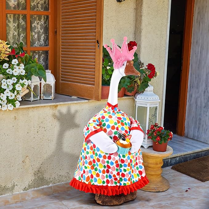 Happy Birthday Porch Goose Outfit – Pink