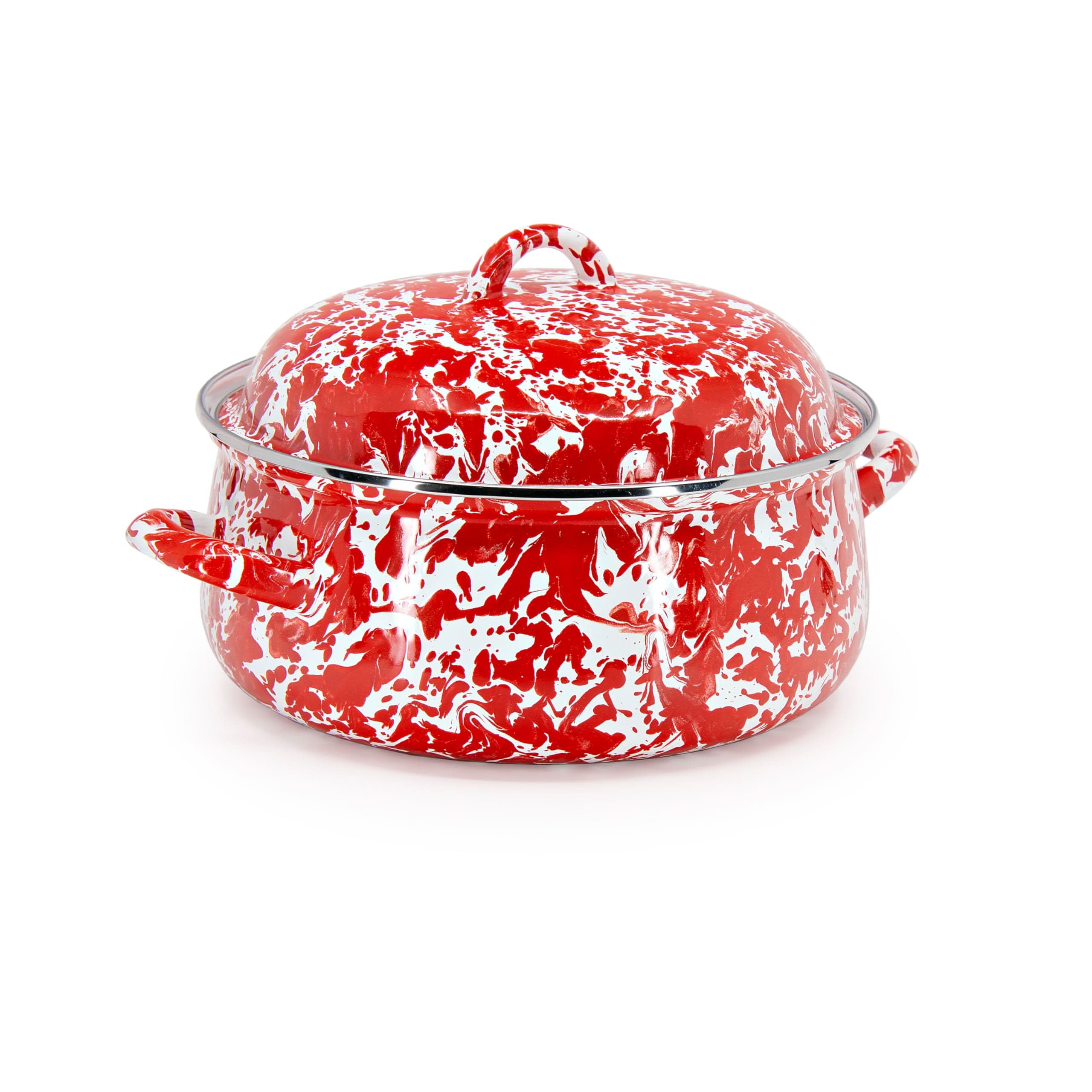 Golden Rabbit Enamelware 4 Qt Dutch Oven