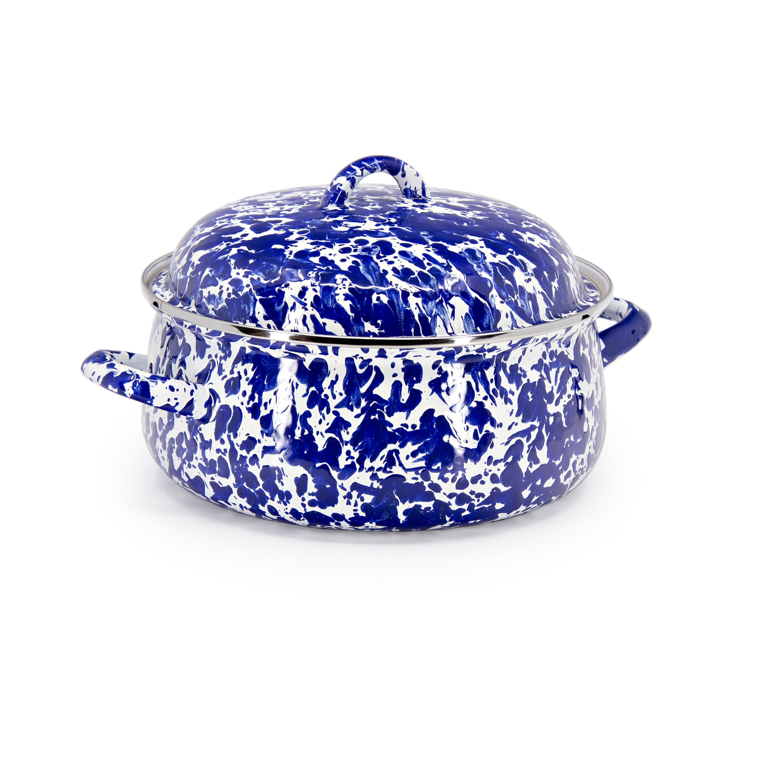Golden Rabbit Enamelware 4 Qt Dutch Oven