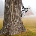 Peeping Donkey Metal Garden Fence Decor