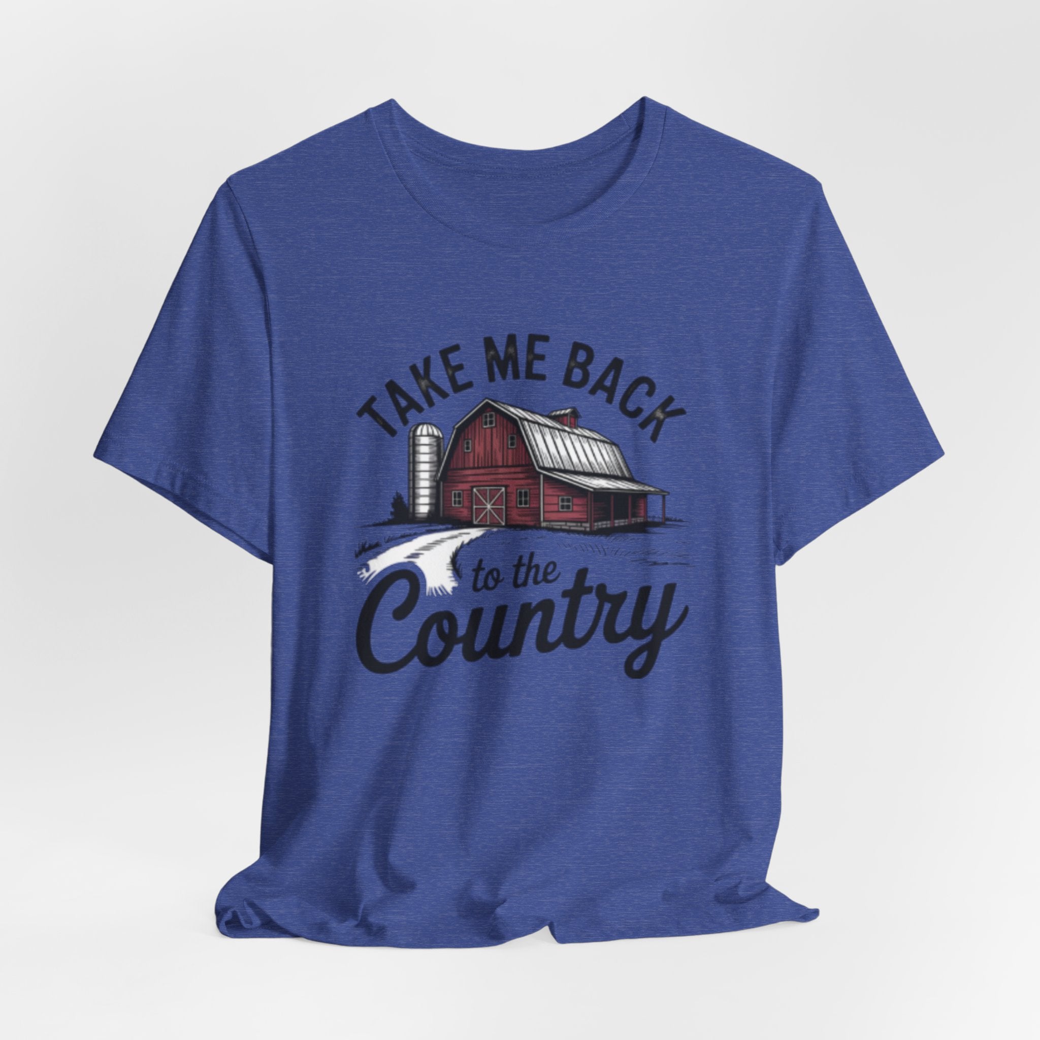 Take Me Back to the Country T-Shirt – Rustic Barn Graphic Tee for Country Lovers