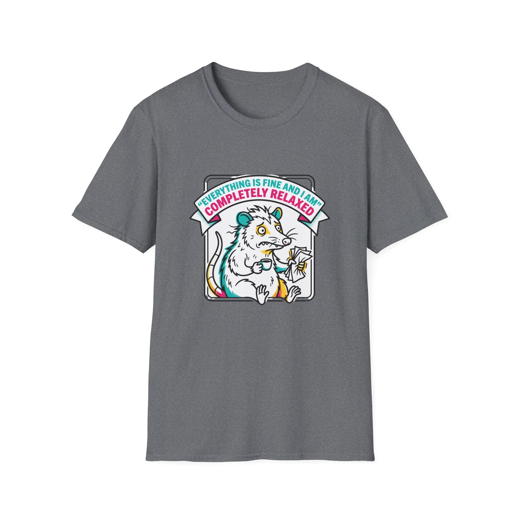 Everything Is Fine Relaxed Possum Graphic Tee
