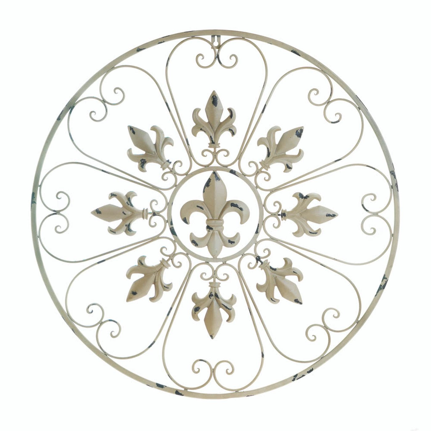 Circular Fleur-de-Lis Wall Decor