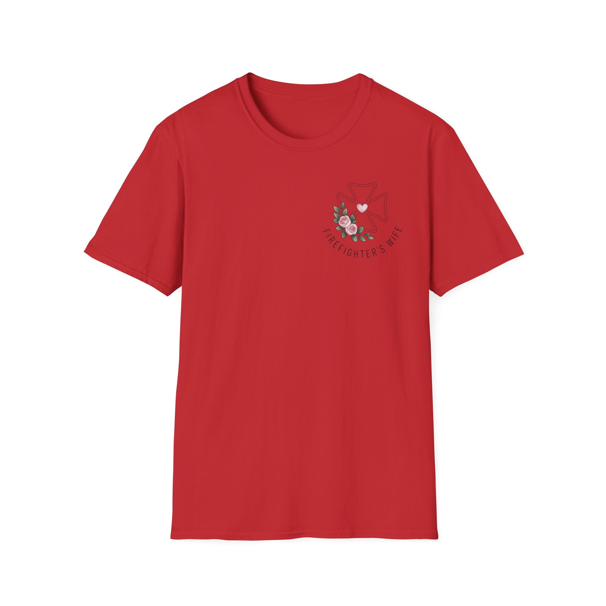 Firefighters Wife Tee – Minimal Casual T‑Shirt