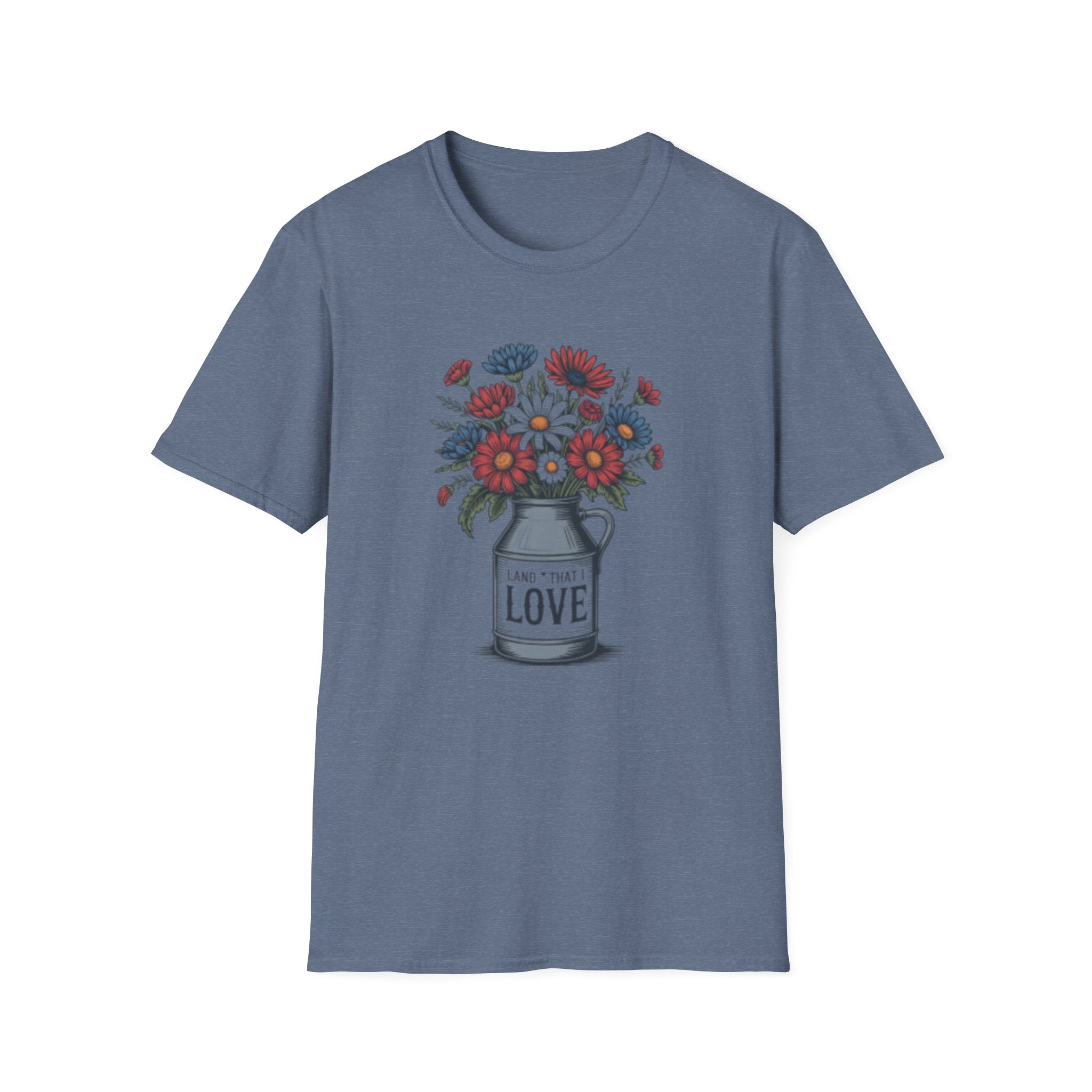 Vase of Wildflowers T-Shirt | Floral Bouquet Tee
