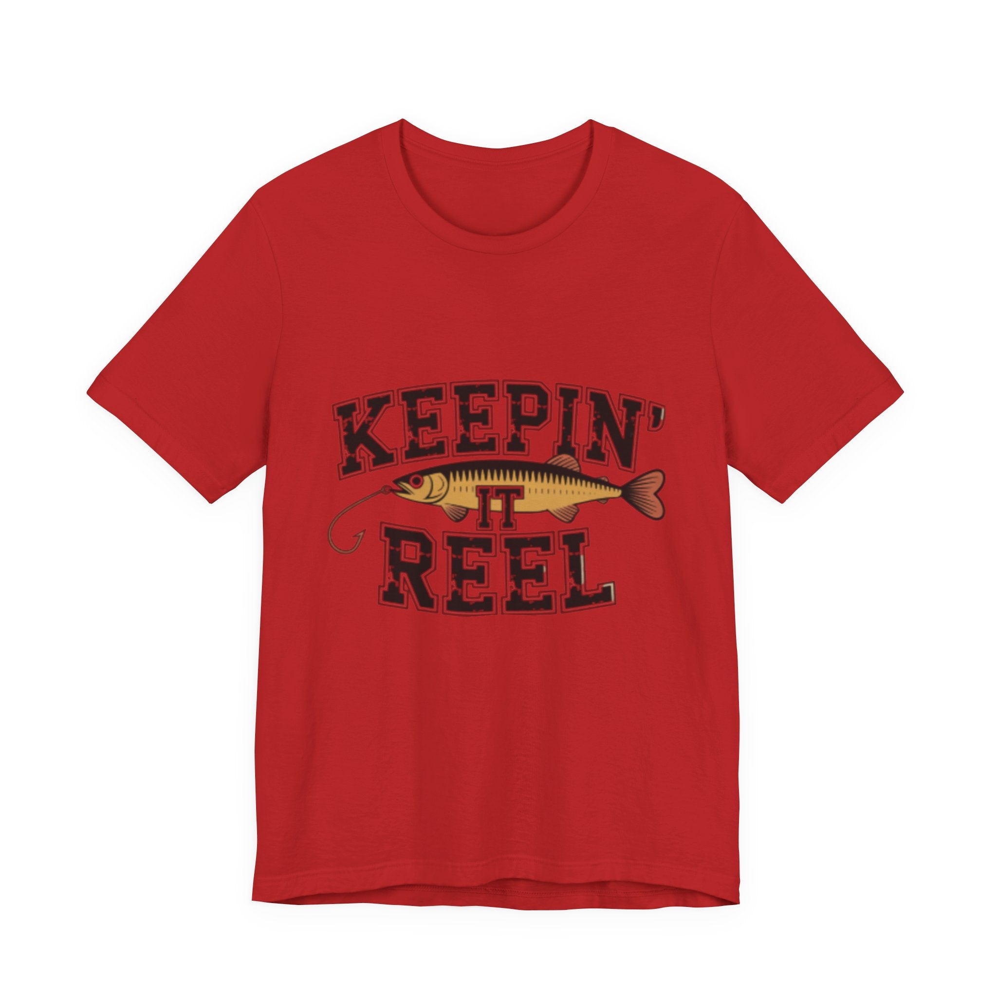 Keepin' It Reel Funny Angler Fishing Tee