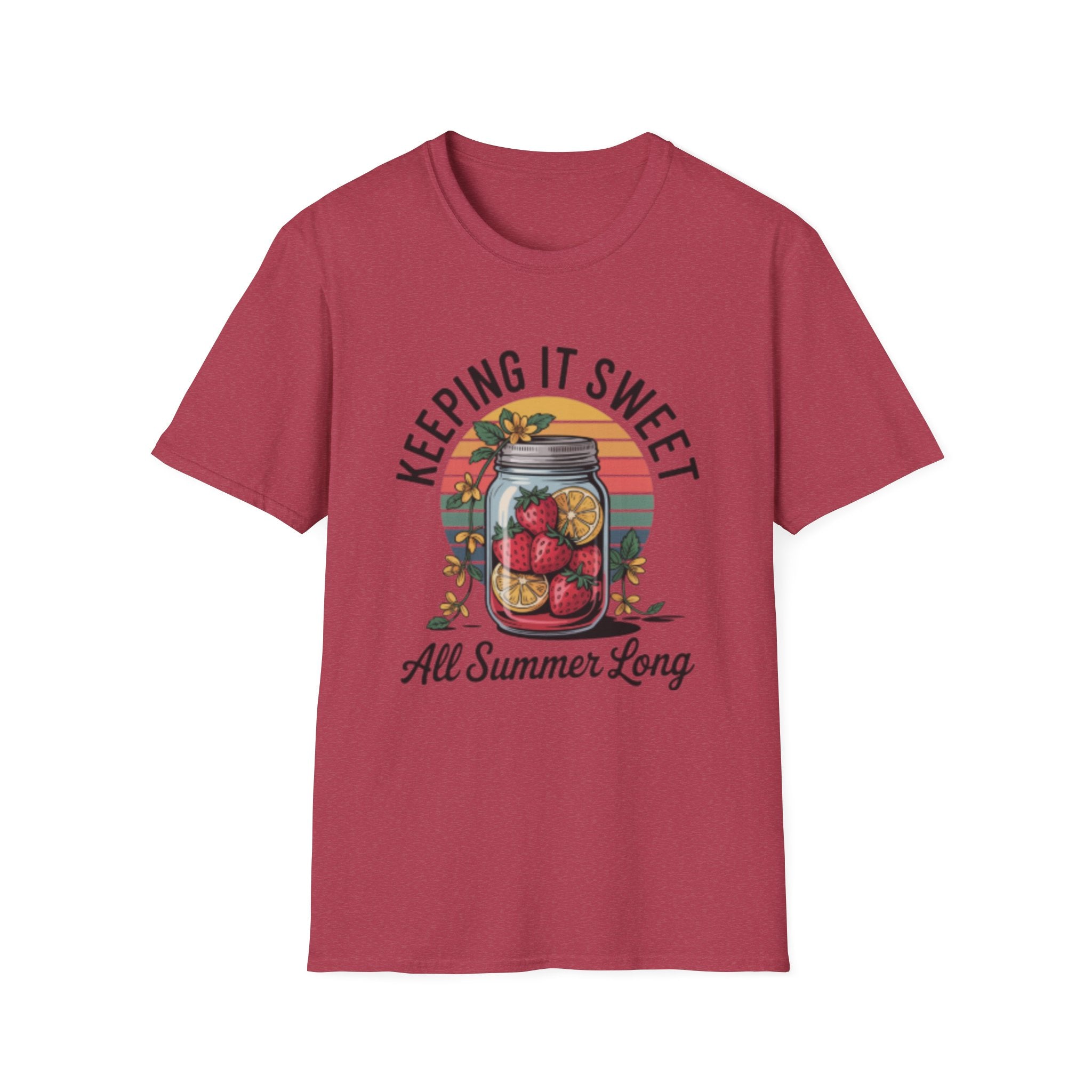 Keeping It Sweet mason jar shirt | T-Shirt, summer fruit design