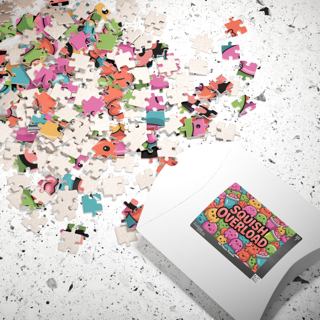 Squish Overload Jigsaw Puzzle – Cute Kawaii Squishy Characters (110–1014 pcs)