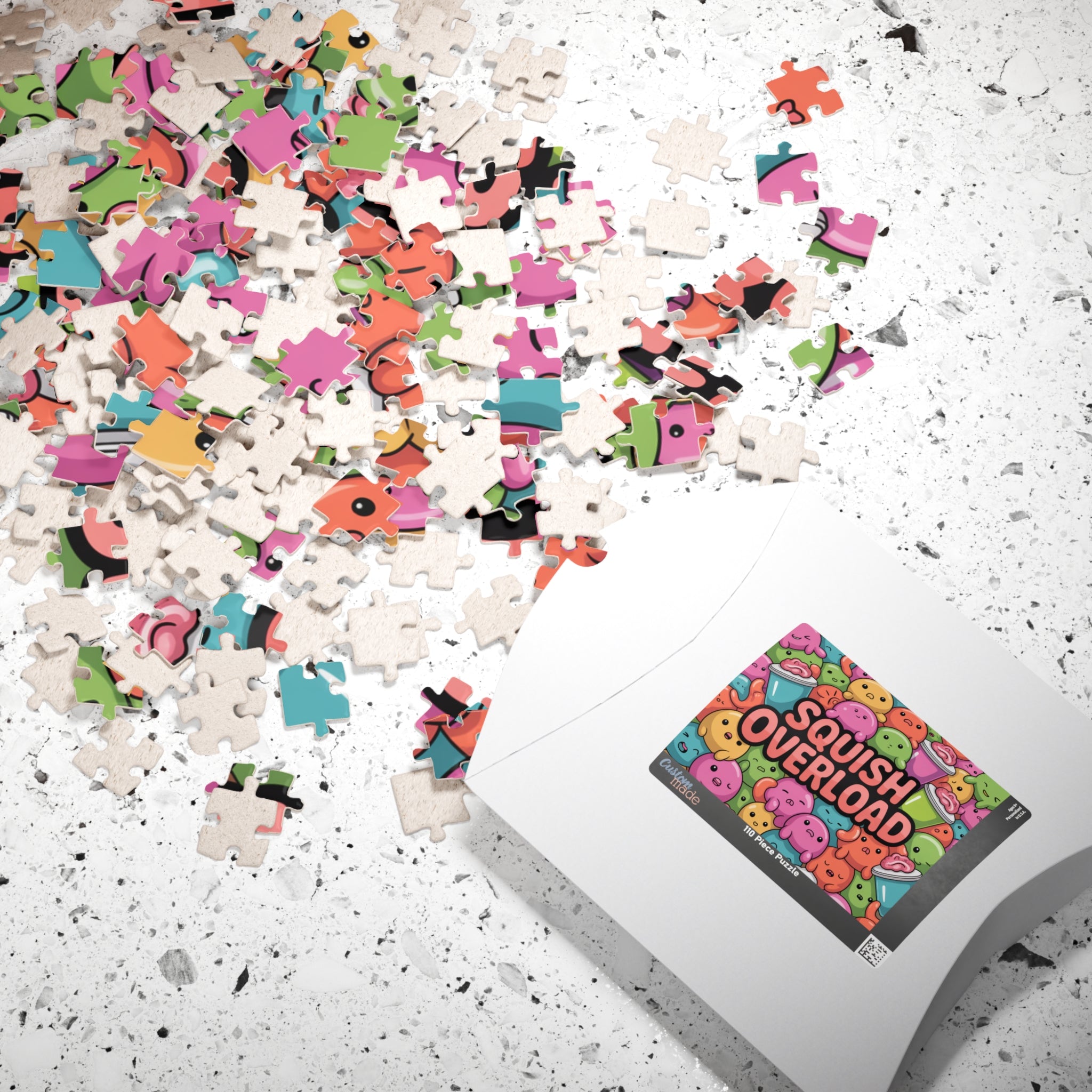 Squish Overload Jigsaw Puzzle – Cute Kawaii Squishy Characters (110–1014 pcs)