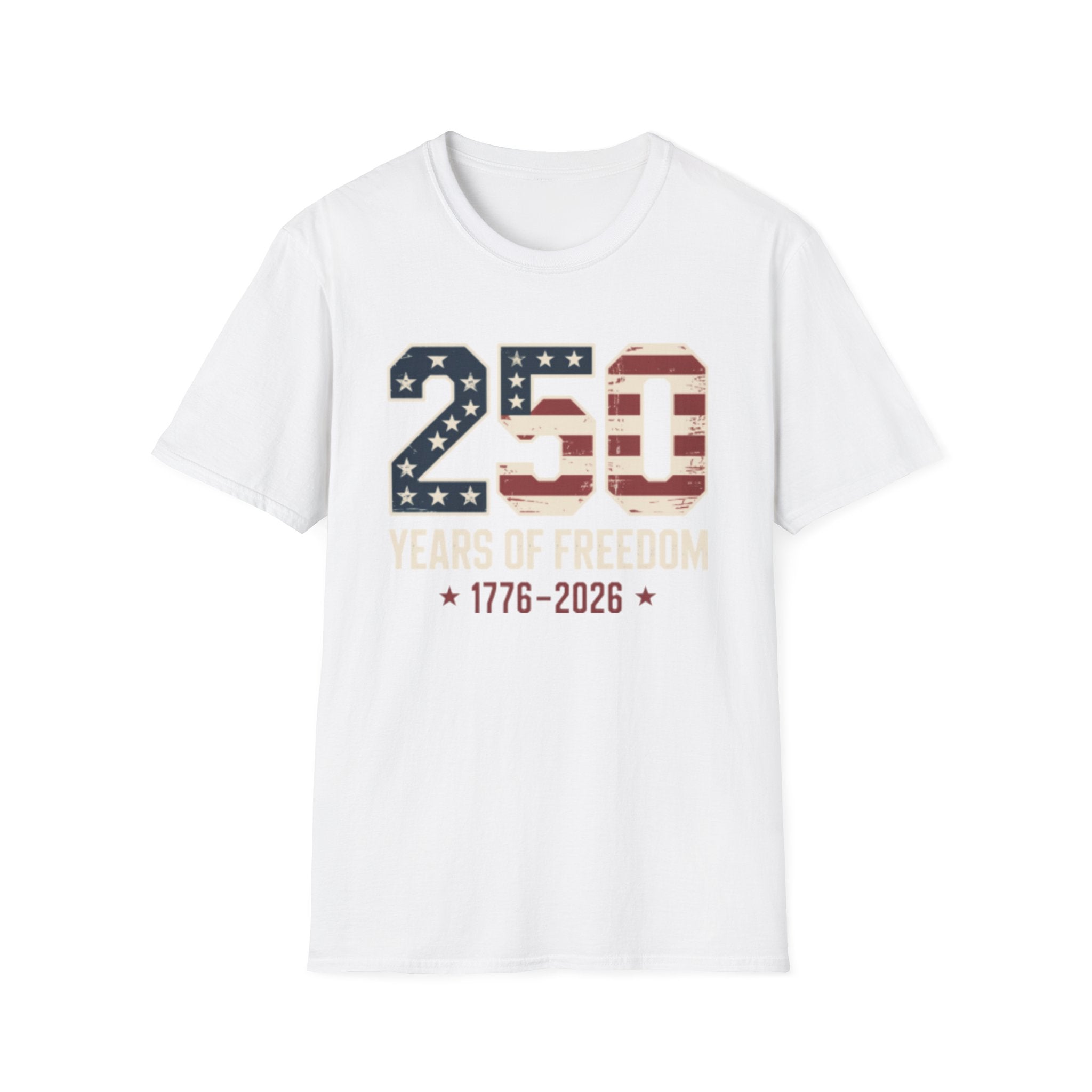 250 Years of Freedom T-Shirt | 1776-2026 American Flag