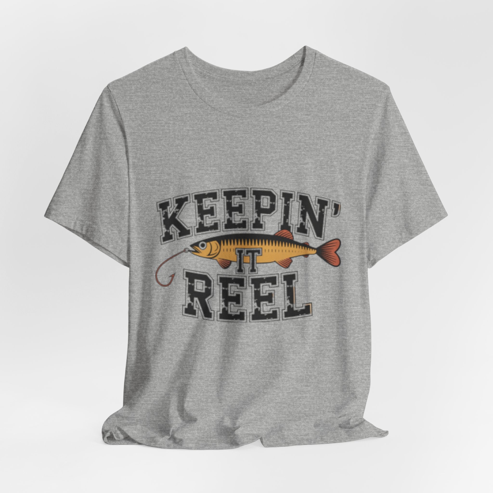 Keepin' It Reel Funny Angler Fishing Tee