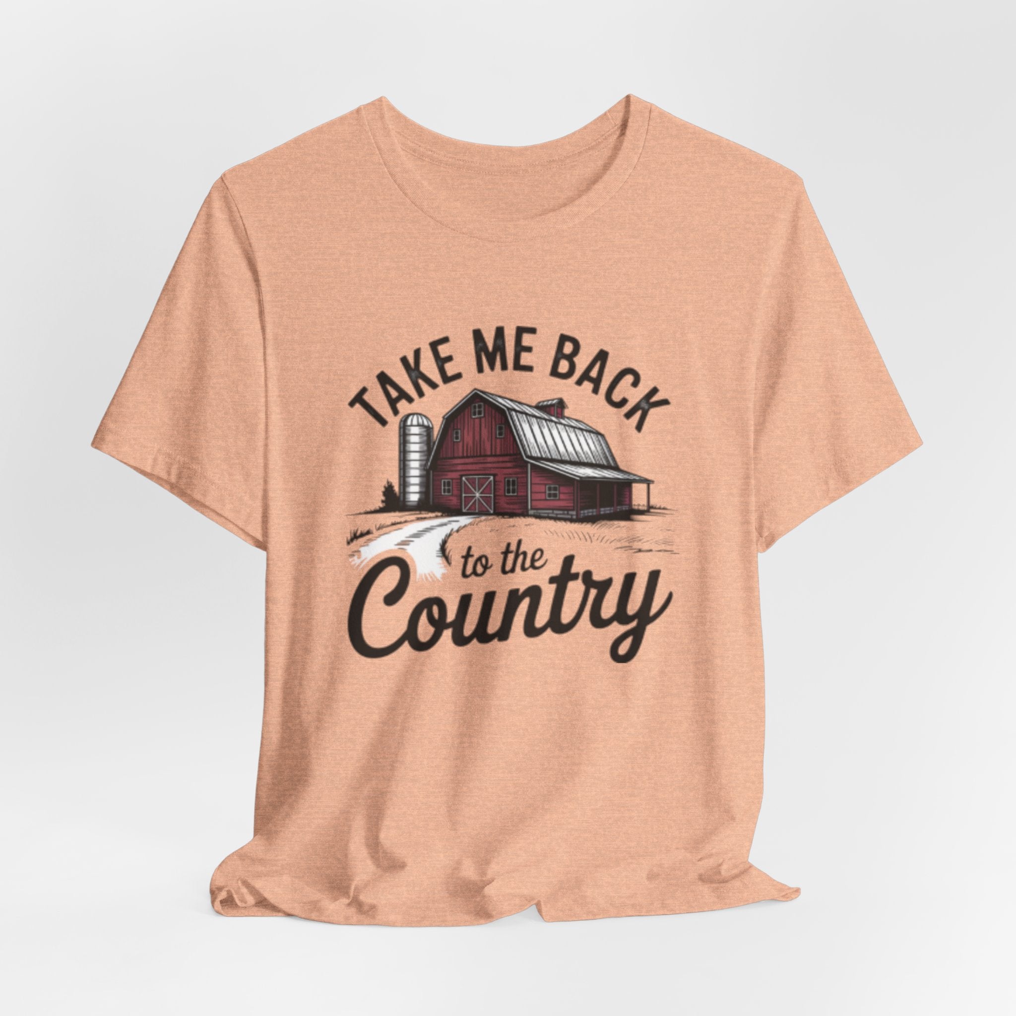 Take Me Back to the Country T-Shirt – Rustic Barn Graphic Tee for Country Lovers