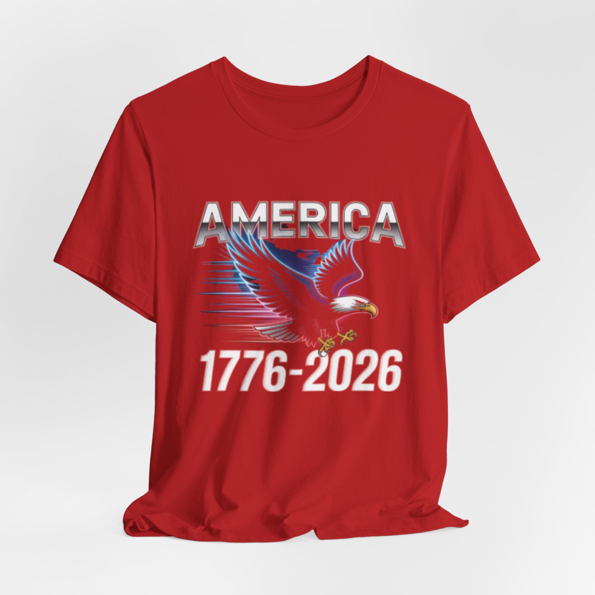 America Eagle Tee — 'America 1776–2026' Patriotic Fourth of July T-Shirt