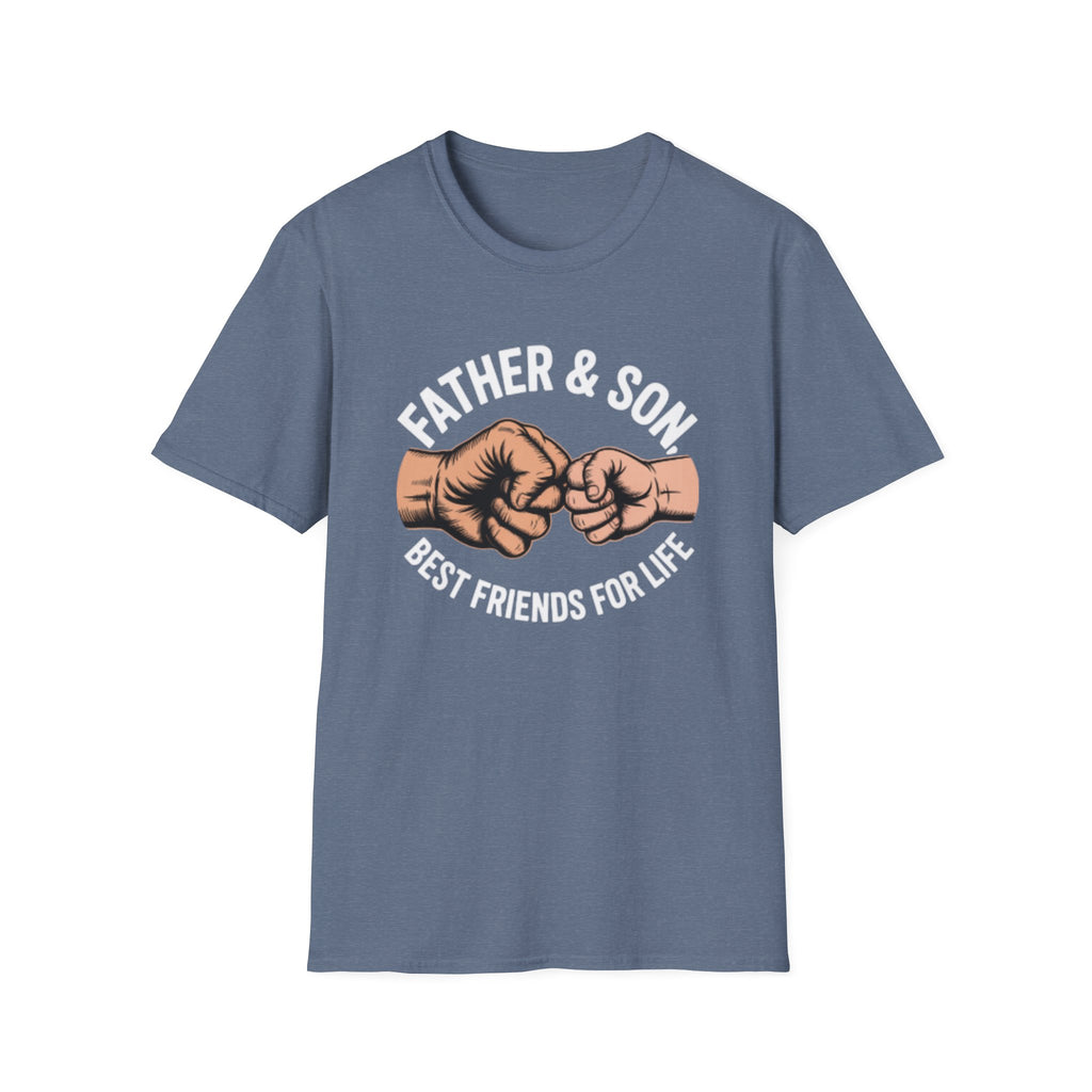 Fist Bump Father Son T-Shirt — Matching Parent & Child Fist-Bump Tee