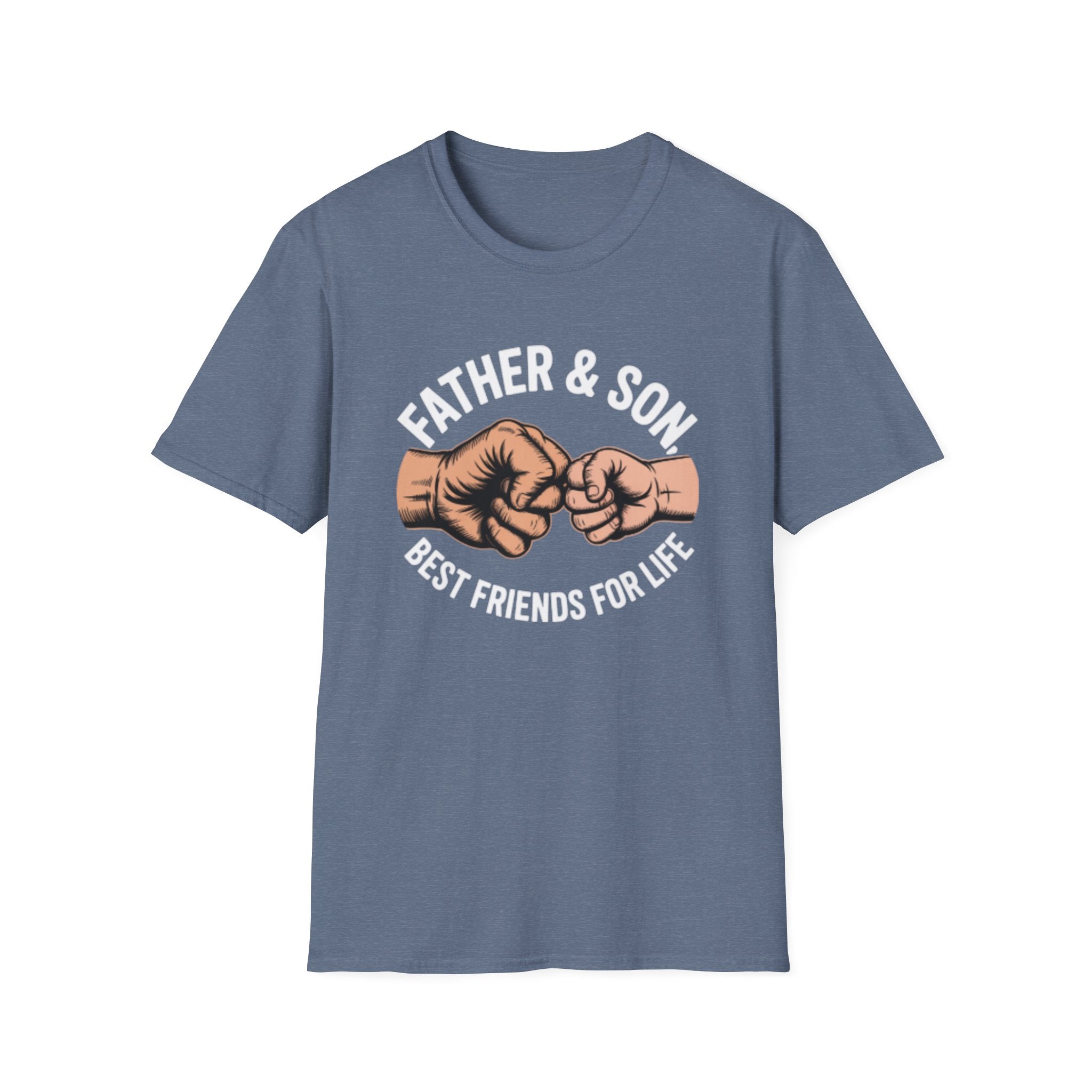 Fist Bump Father Son T-Shirt — Matching Parent & Child Fist-Bump Tee
