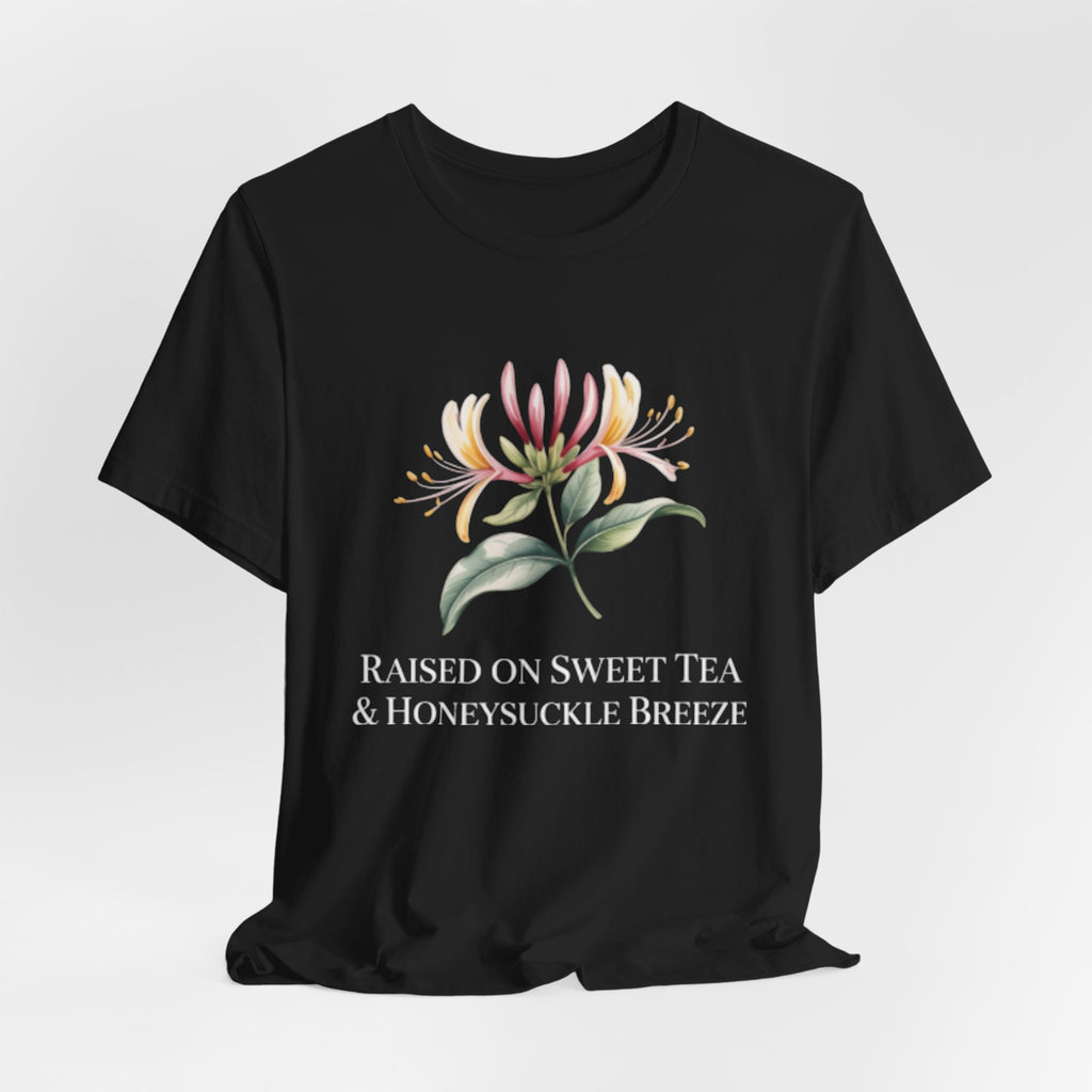 Floral Honeysuckle Tee — Watercolor Botanical T-Shirt
