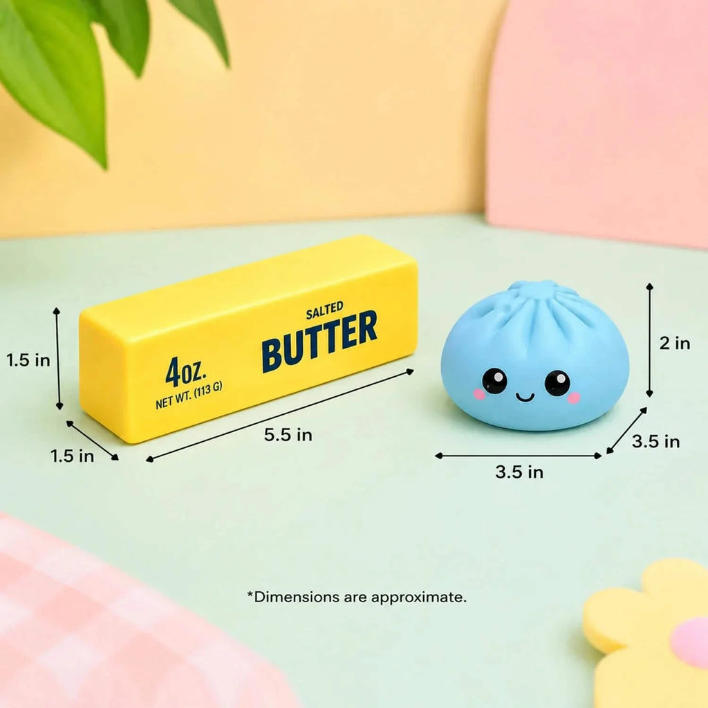 Squishy Dumpling & Butter Combo Pack – Set of 2