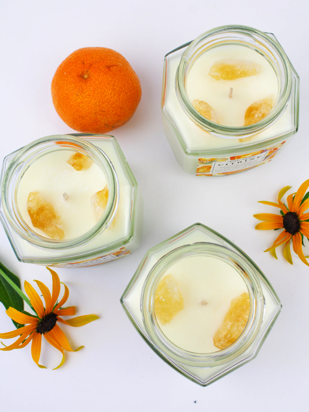 Crystal Candle – Gemstone Soy Wax Candle