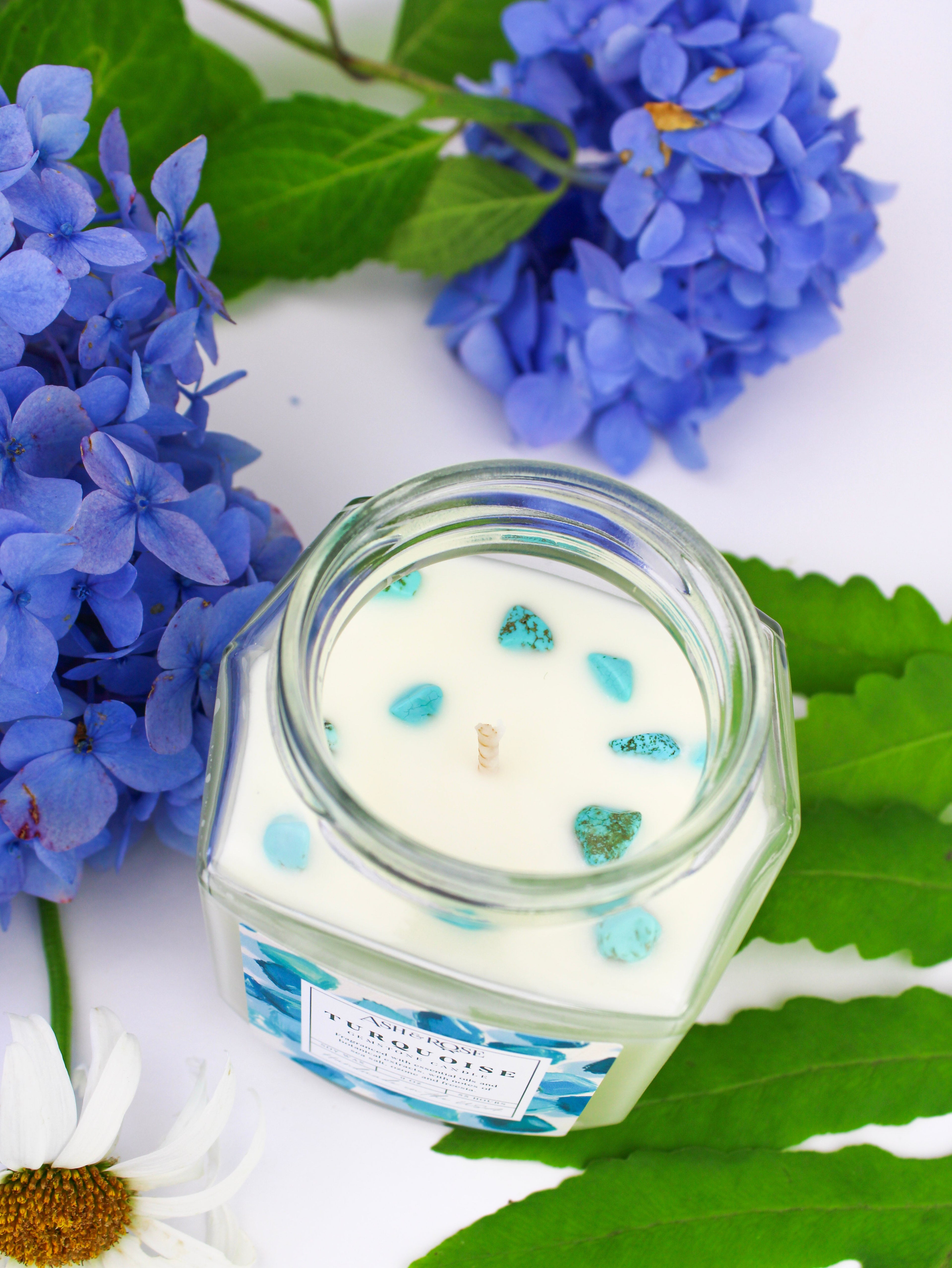 Crystal Candle – Gemstone Soy Wax Candle