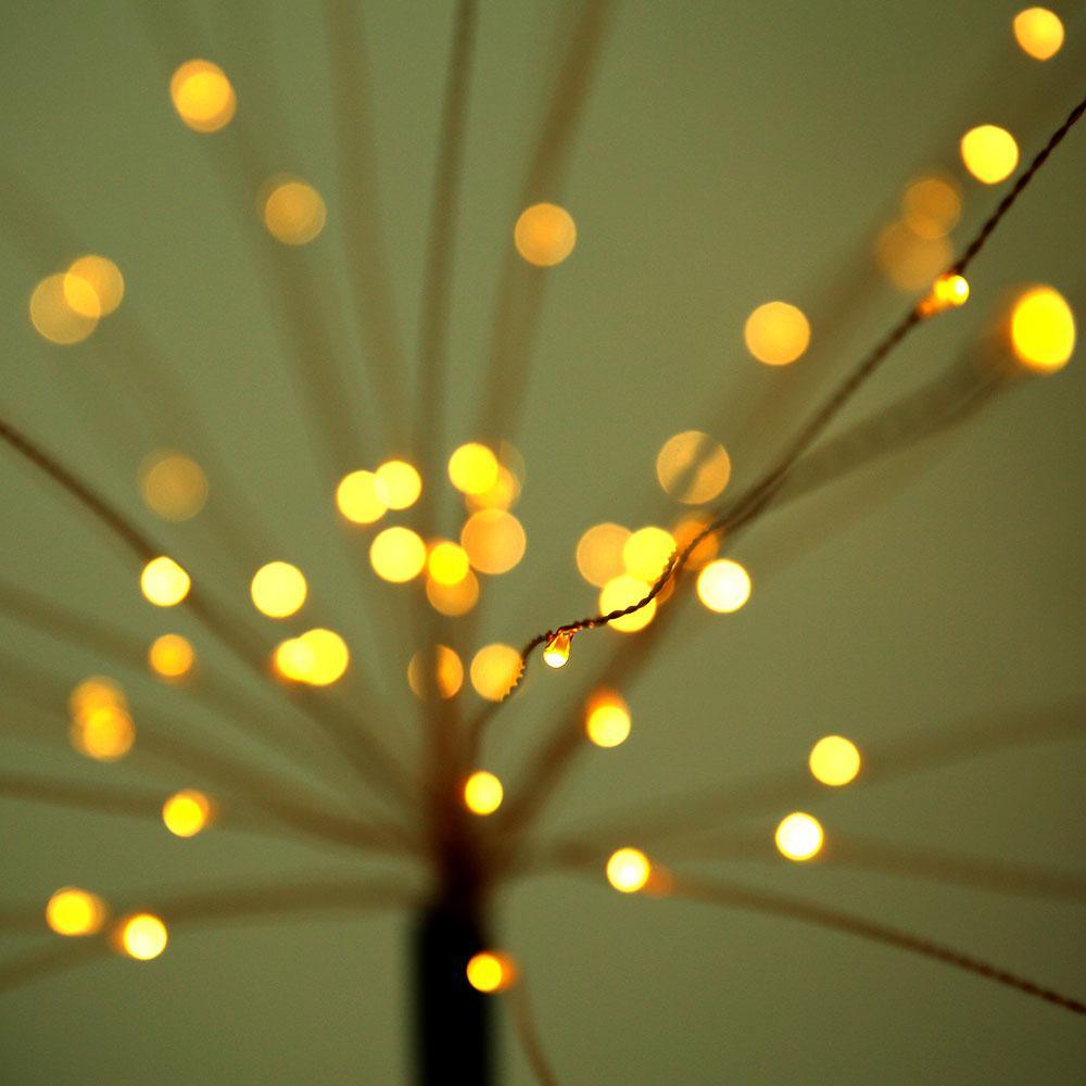 Solar LED Tree Fireworks Garden Light