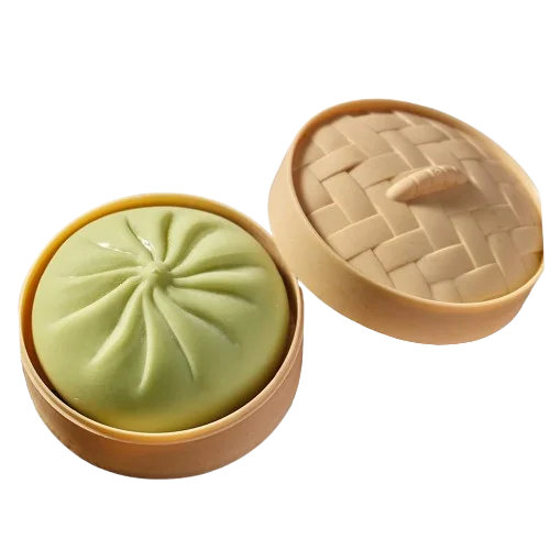 Dumpling Squishy Stress Ball Set with Steamer Basket